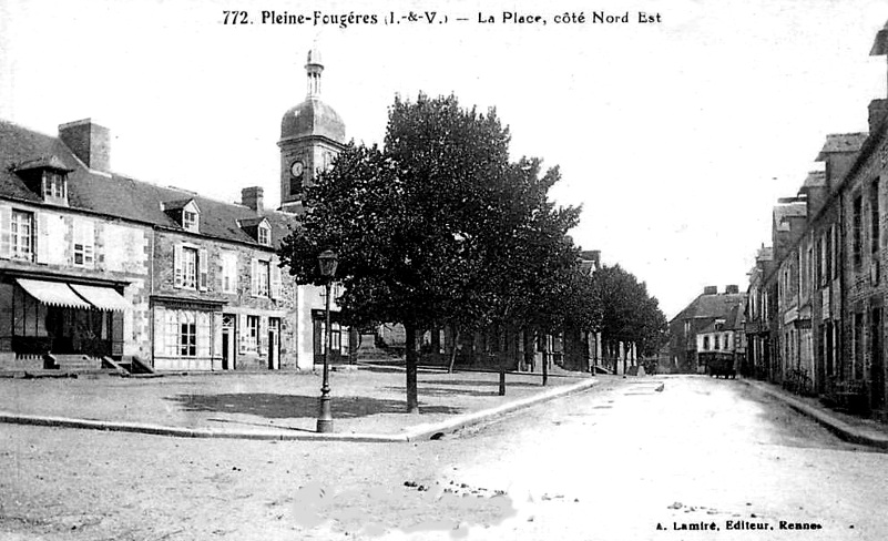 Ville de Pleine-Fougres (Bretagne).