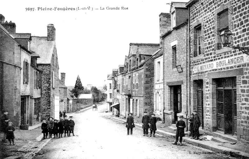 Ville de Pleine-Fougres (Bretagne).