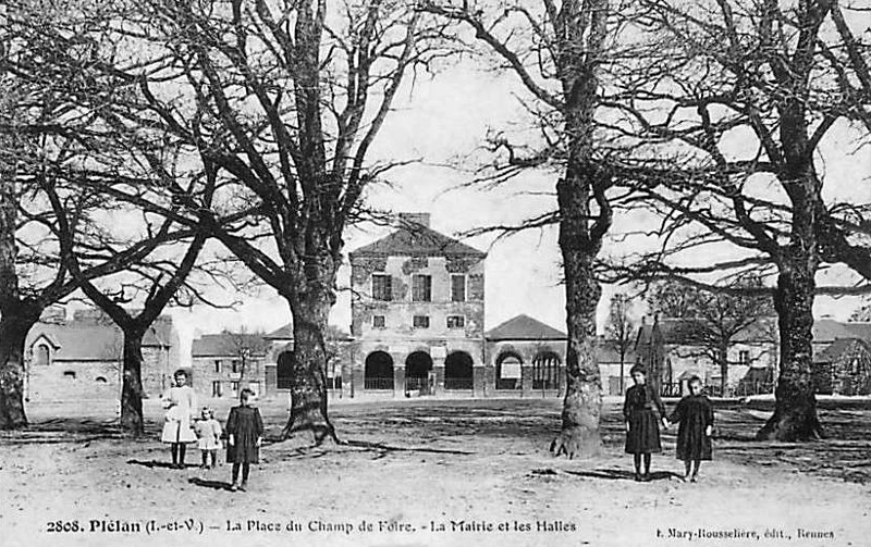 Ville de Plélan-le-Grand (Bretagne).
