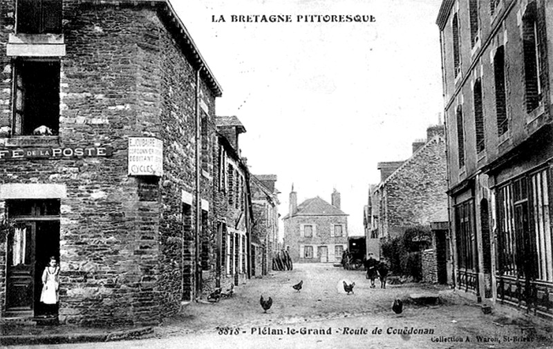 Ville de Pllan-le-Grand (Bretagne).