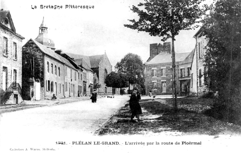 Ville de Pllan-le-Grand (Bretagne).