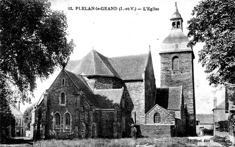 Eglise de Plélan-le-Grand (Bretagne).