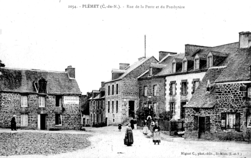 Ville de Plémet (Bretagne).