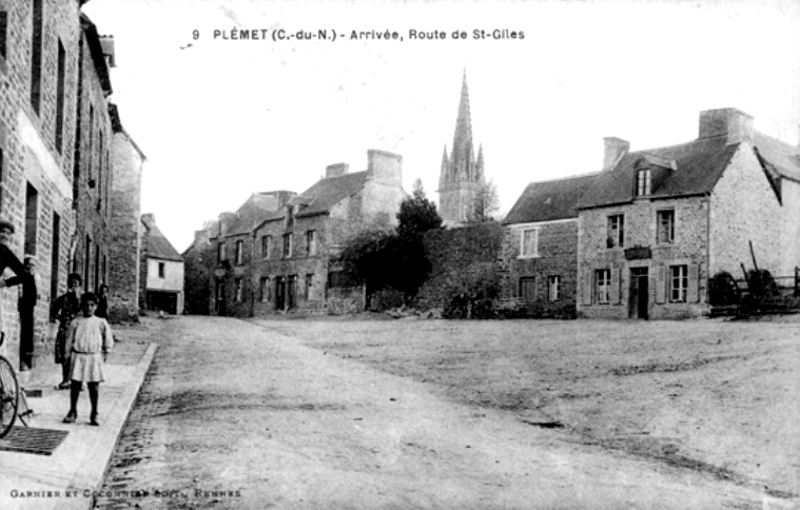 Ville de Plémet (Bretagne).