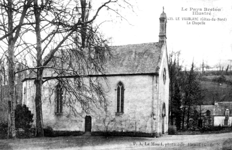 Ville de Plémet (Bretagne) : chapelle de Vaublanc..
