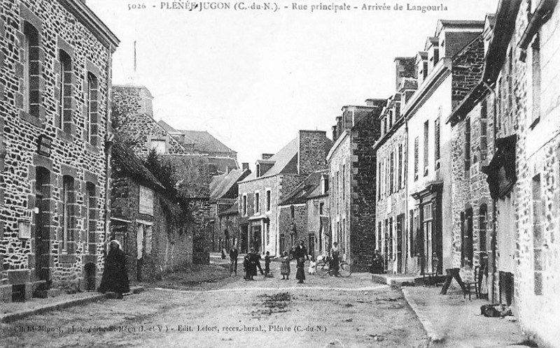 Ville de Plne-Jugon (Bretagne).