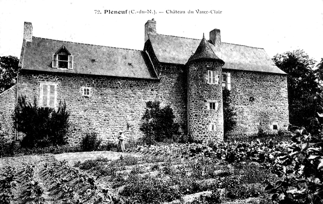 Ville de Pléneuf-Val-André (Bretagne) : château de Vauclair.