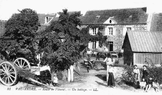 Ville de Pléneuf-Val-André (Bretagne).