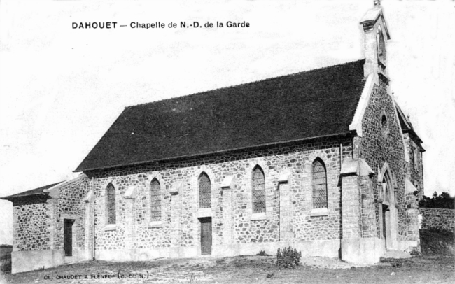 Ville de Pléneuf-Val-André (Bretagne) : chapelle Notre-Dame de la Garde.