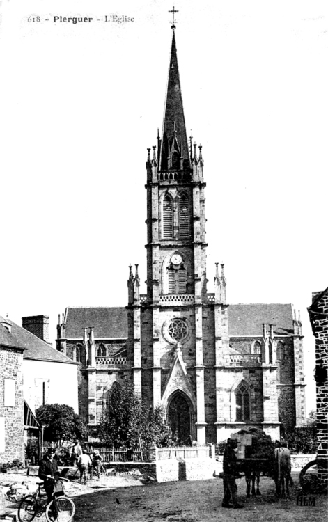 Eglise de Plerguer (Bretagne).