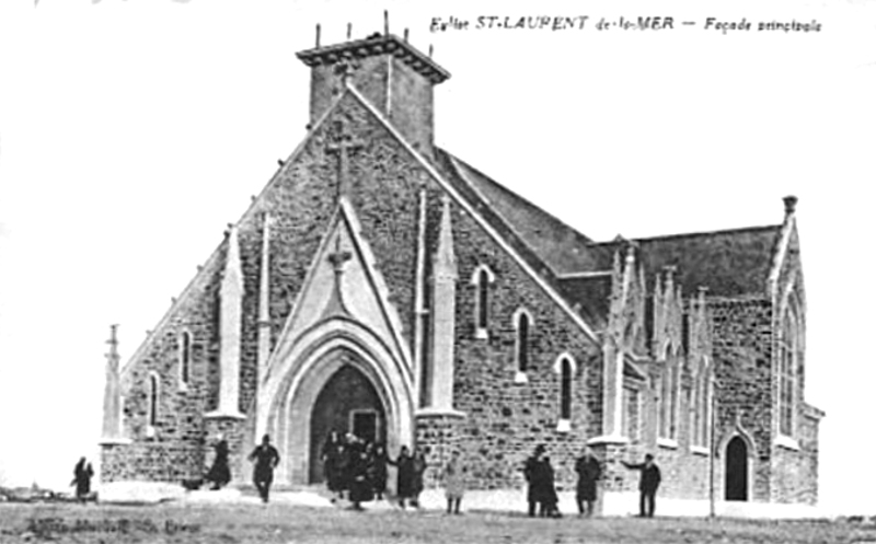 Eglise de Saint-Laurent en Plrin (Bretagne).