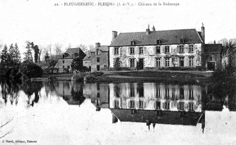 Chteau de la Buharaye  Plesder (Bretagne).