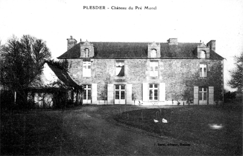 Chteau de Pr-Morel  Plesder (Bretagne).