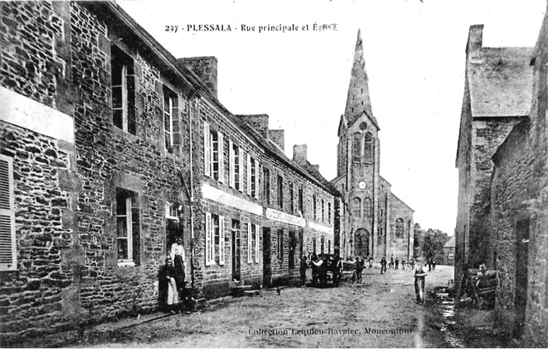 Ville de Plessala (Bretagne).