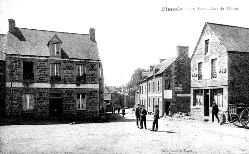 Ville de Plessala (Bretagne).