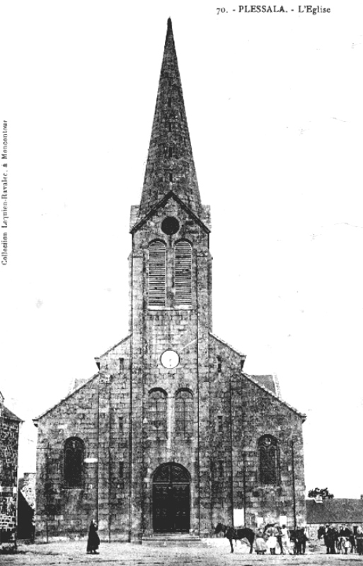 Eglise de Plessala (Bretagne).