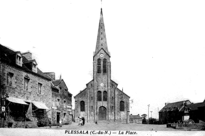 Eglise de Plessala (Bretagne).