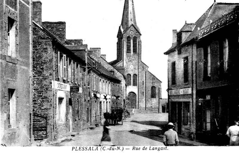 Ville de Plessala (Bretagne).
