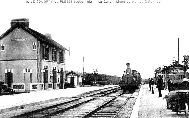 Gare de Plessé (anciennement en Bretagne).