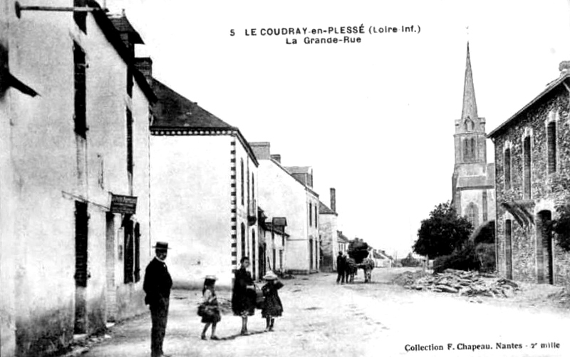 Ville de Plessé (anciennement en Bretagne).