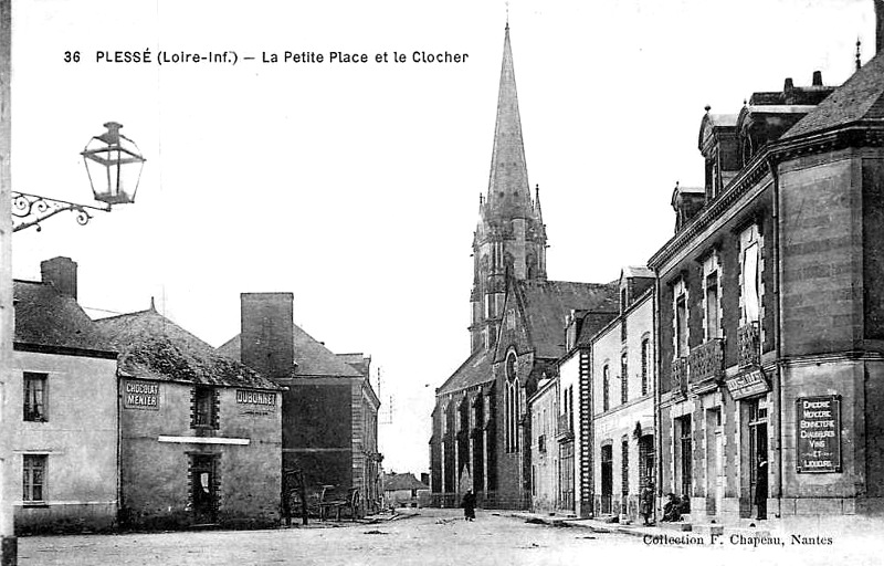 Ville de Plessé (anciennement en Bretagne).