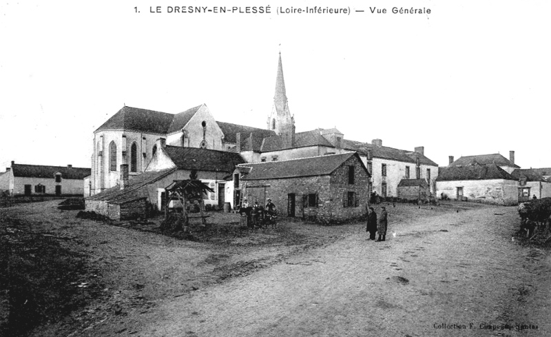 Ville de Plessé, localité du Dresny en Plessé (anciennement en Bretagne).