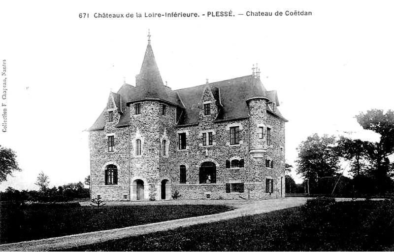 Château de Coëtdan en Plessé (anciennement en Bretagne).