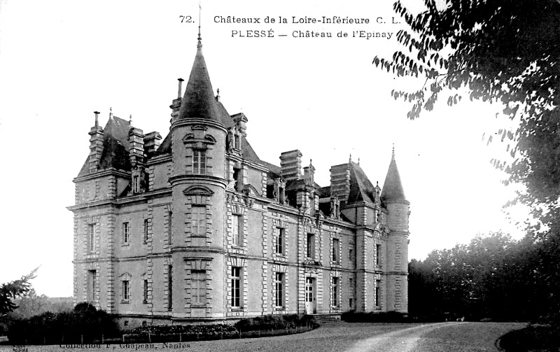 Château de l'Epinay en Plessé (anciennement en Bretagne).