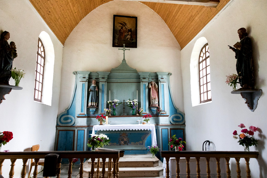 Plestin-les-Grves (Bretagne) : chapelle de Saint Haran (ou Saint-Garan).