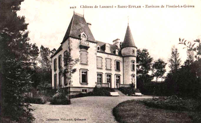 Plestin-les-Grèves (Bretagne) : château de Lancarré
