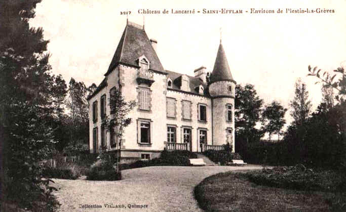 Plestin-les-Grves (Bretagne) : chteau de Lancarr