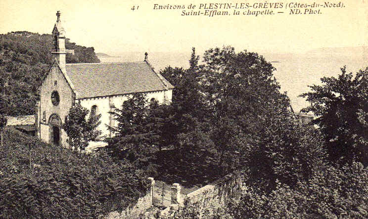 Plestin-les-Grèves (Bretagne) : chapelle de Saint-Efflam