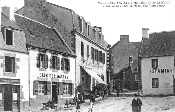 Ville de Plestin-les-Grèves (Bretagne).