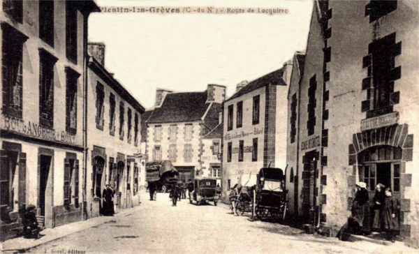 Ville de Plestin-les-Grèves (Bretagne).