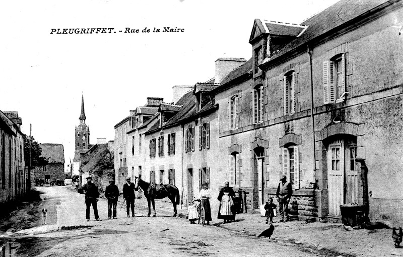 Ville de Pleugriffet (Bretagne).