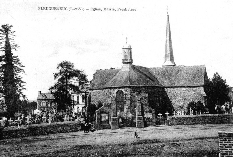 Eglise de Pleugueneuc (Bretagne).