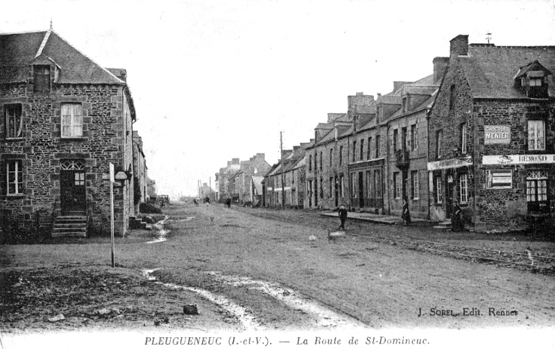 Ville de Pleugueneuc (Bretagne).