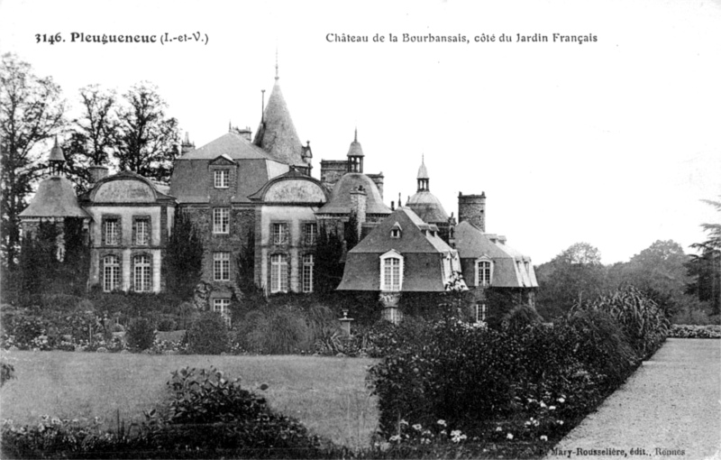 Chteau de la Bourbansais  Pleugueneuc (Bretagne).