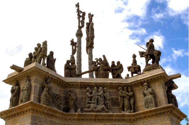 Calvaire de Pleyben (Bretagne).