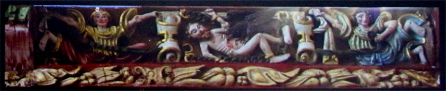 Sablire de l'glise de Pleyben (Bretagne).