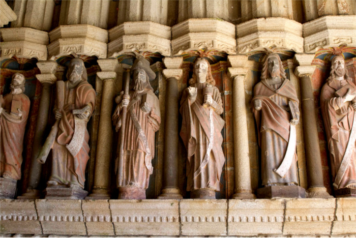 Eglise de Pleyben (Bretagne).