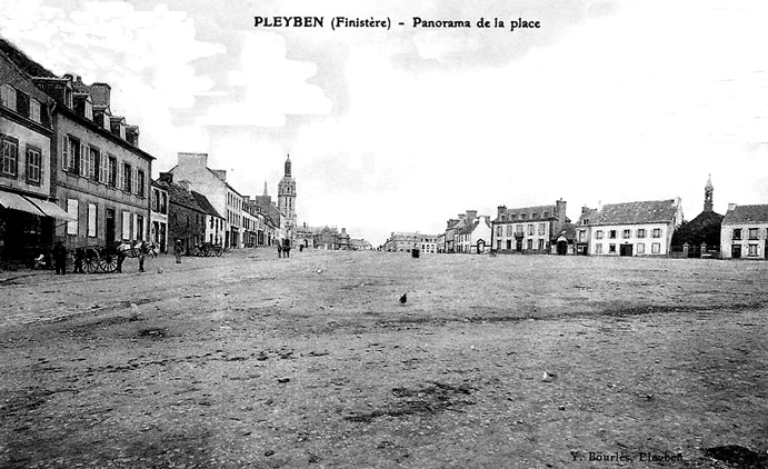 Ville de Pleyben (Bretagne).