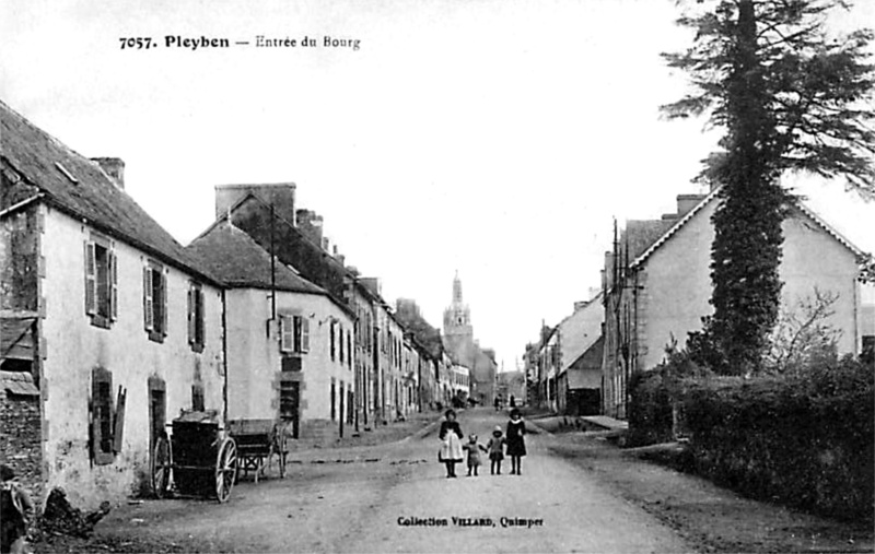 Ville de Pleyben (Bretagne).