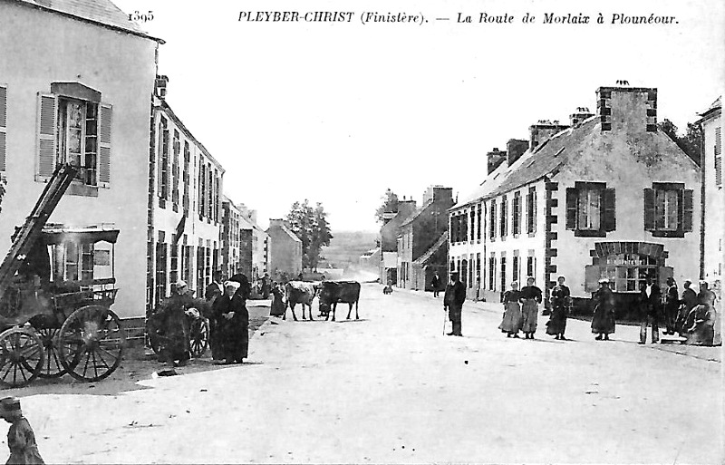 Ville de Pleyber-Christ (Bretagne).