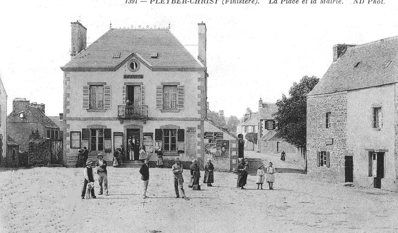 Ville de Pleyber-Christ (Bretagne).