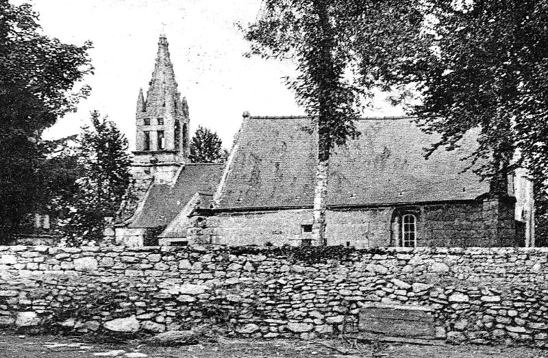 Eglise de Locuon en Ploërdut (Bretagne).