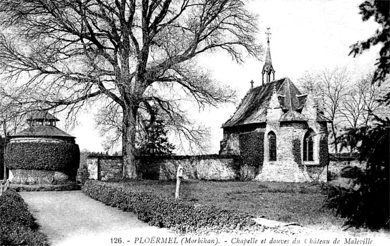 La chapelle du château de Malleville à Ploërmel (Bretagne)