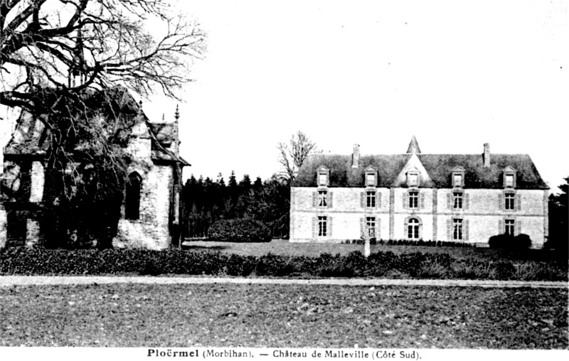 Le château de Malleville de Ploërmel (Bretagne)