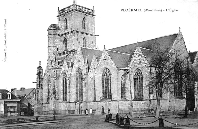 L'église de Ploërmel (Bretagne)
