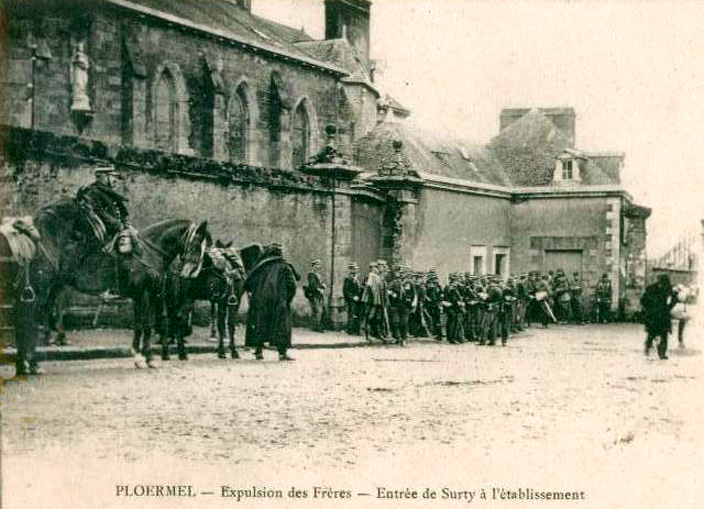 Expulsion des Frres de Plormel (Bretagne)